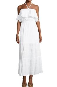Michael Kors halter tiered maxi dress